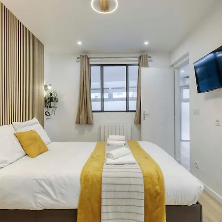 Apartment Stylish & New 1 Bdr Flat With A/c-trendy 11 Paris
